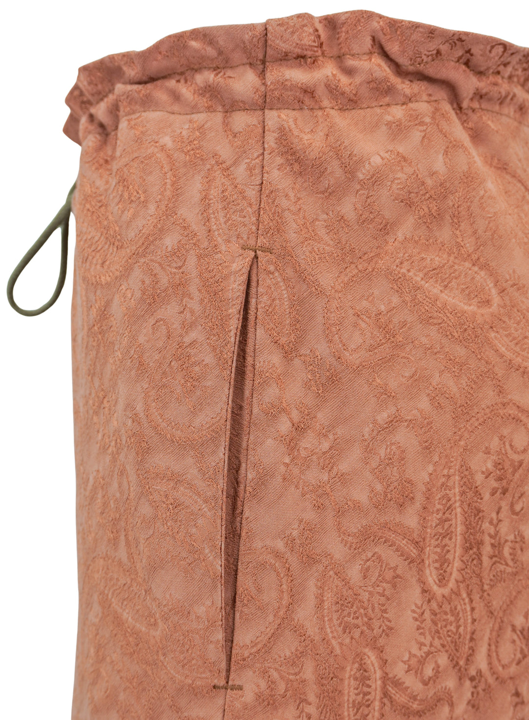 Song For The Mute Bias Flared Pants in Salmon Paisley