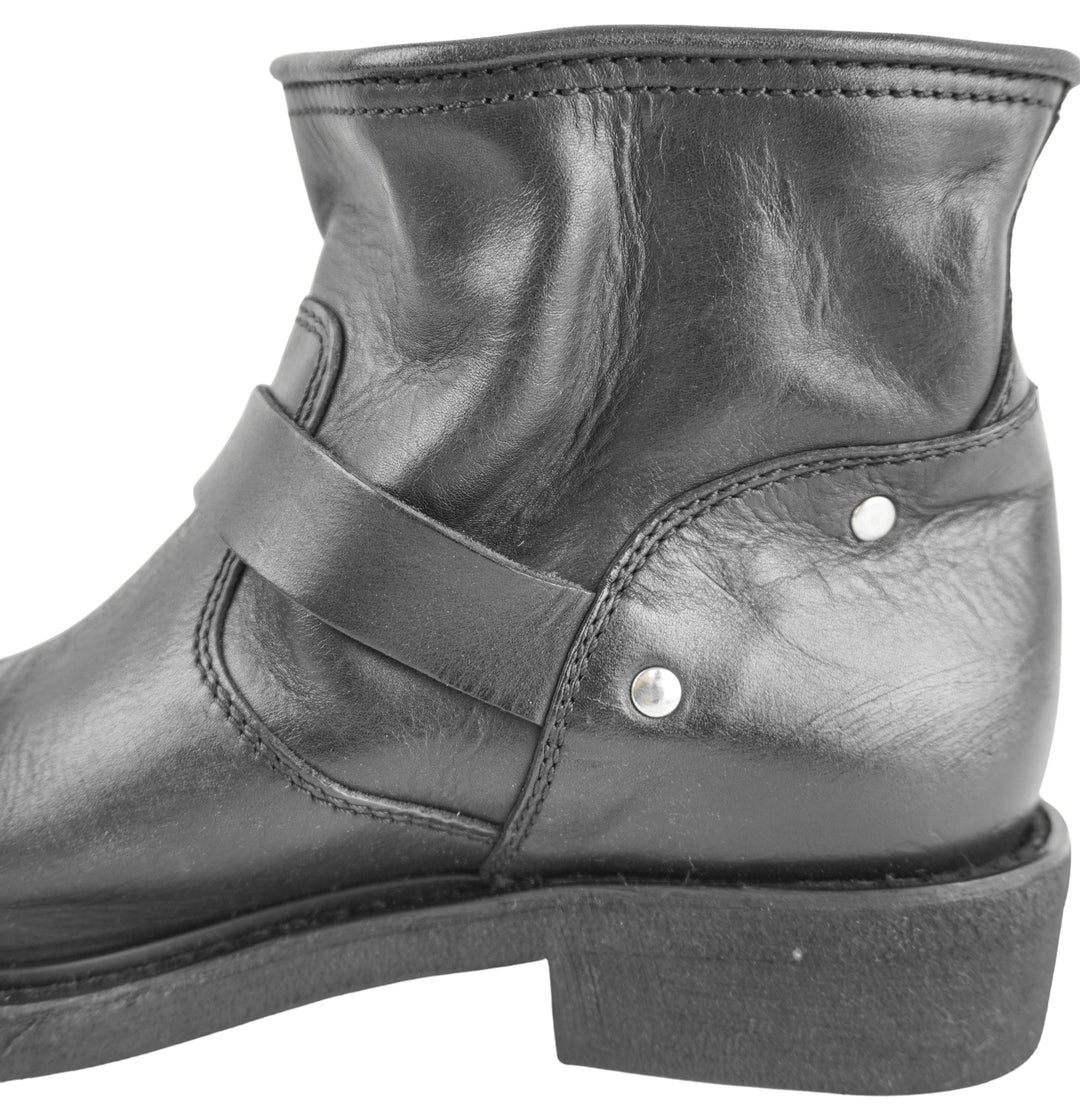 Golden Goose Biker Low Boots in Black - Discounts on Golden Goose at UAL