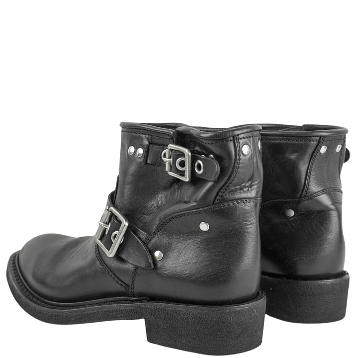Golden Goose Biker Low Boots in Black - Discounts on Golden Goose at UAL