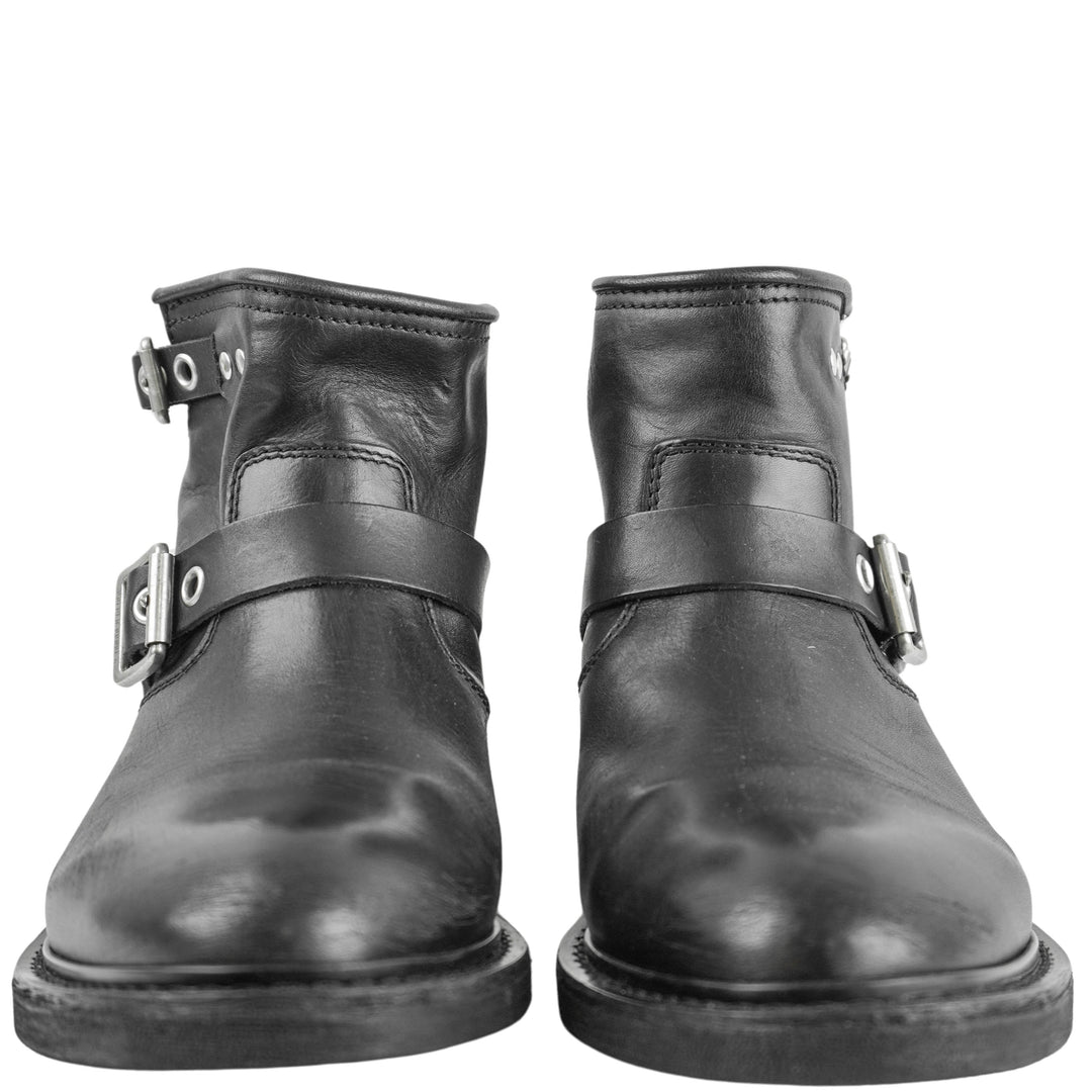 Golden Goose Biker Low Boots in Black - Discounts on Golden Goose at UAL