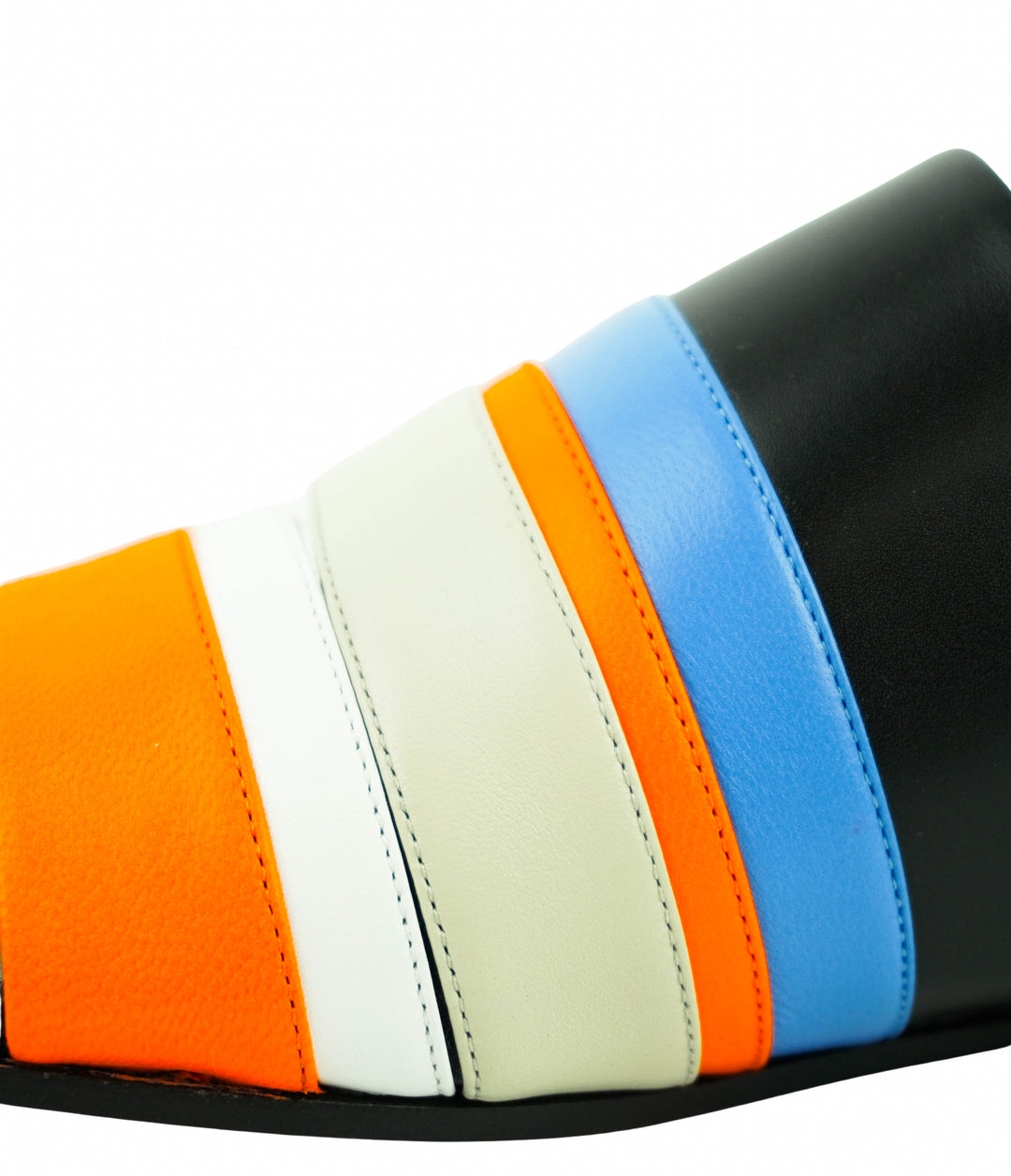 Pierre Hardy Sandals in Blue, Black and Orange - Discounts on Pierre Hardy at UAL