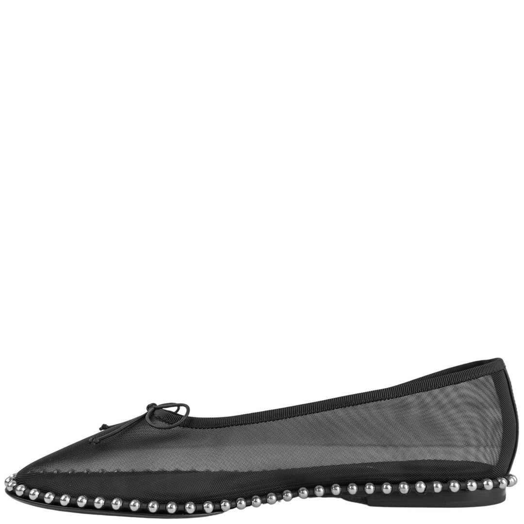 Alexander Wang Mesh Lina Ballchain Flats in Black - Discounts on Alexander Wang at UAL