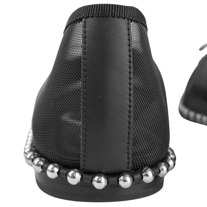 Alexander Wang Mesh Lina Ballchain Flats in Black - Discounts on Alexander Wang at UAL