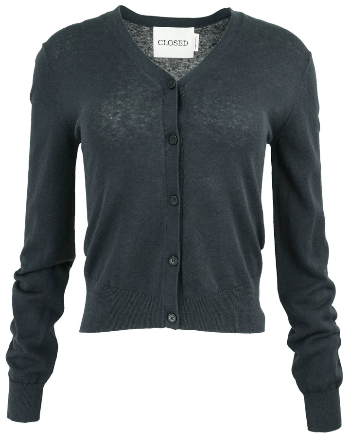 CLOSED Cardigan in Navy - Discounts on CLOSED at UAL