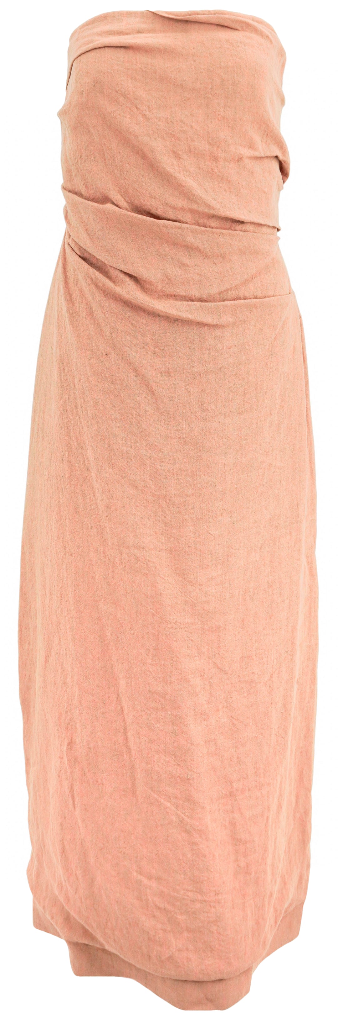 TOVE Sabella Dress in Peach - Discounts on TOVE at UAL