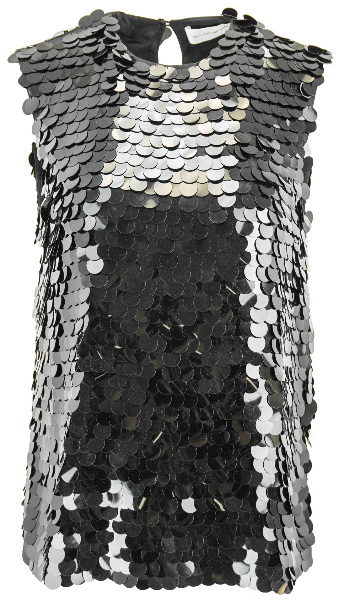 Christian Wijnants Takoda Top in Black Sequin