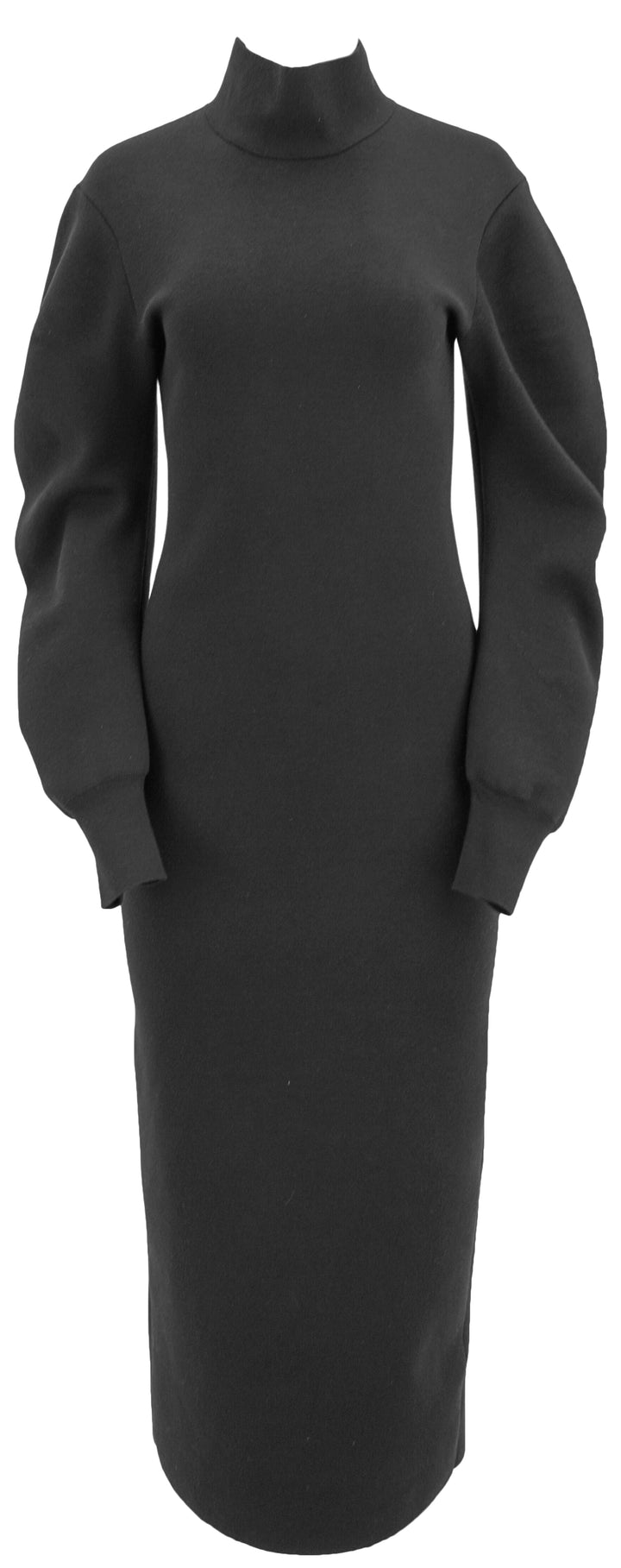 Khaite Storm Sweater Dress in Black
