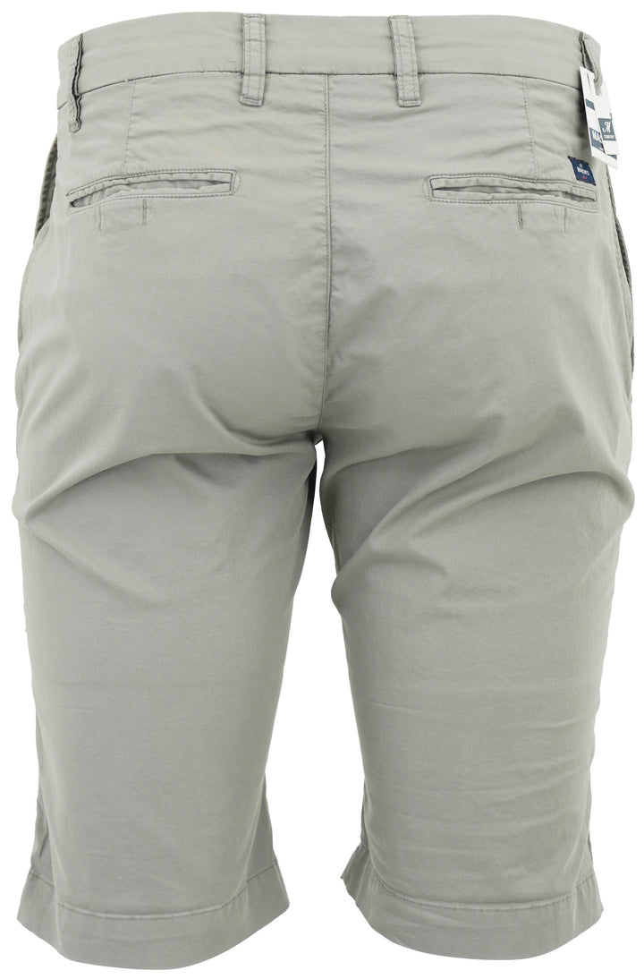 Mason's London Chino Bermuda Shorts in Light Grey - Discounts on Mason's at UAL