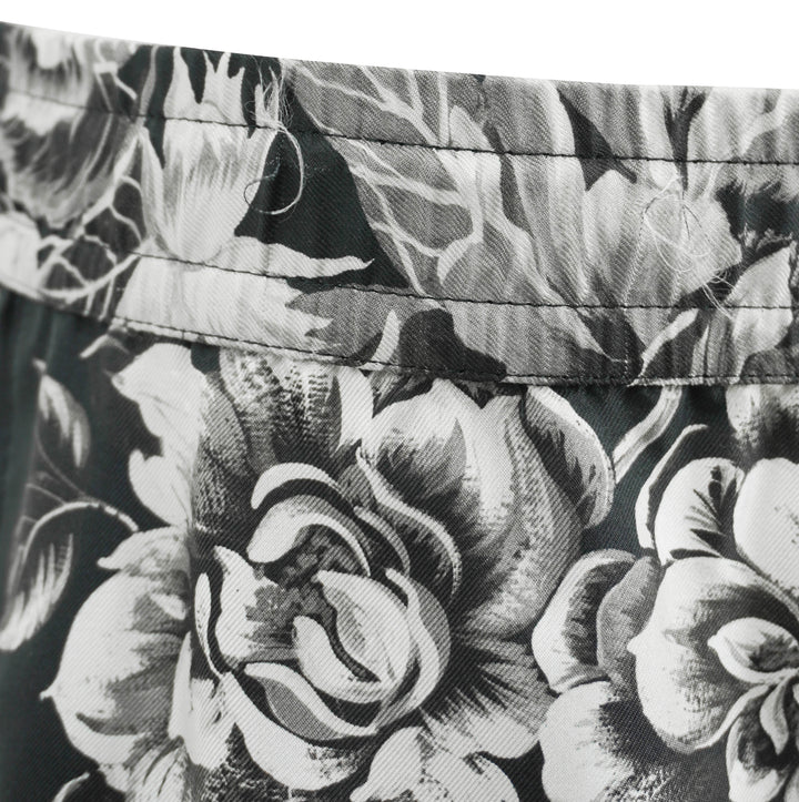 Dolce & Gabbana Flower Print Shorts in Black - Discounts on Dolce & Gabbana at UAL