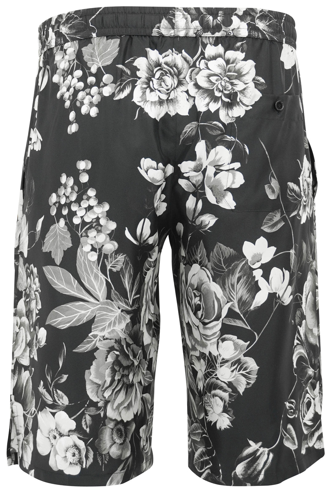 Dolce & Gabbana Flower Print Shorts in Black - Discounts on Dolce & Gabbana at UAL