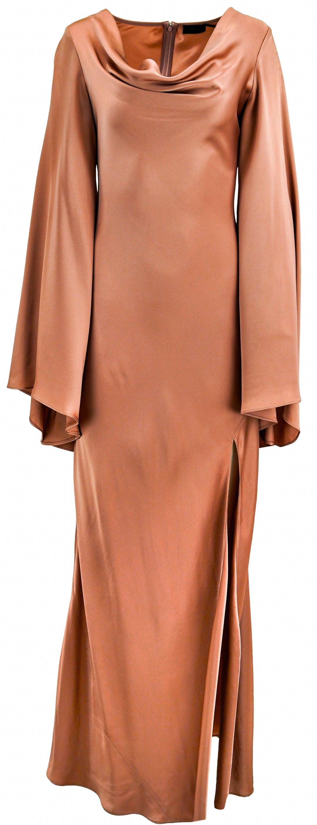 Lapointe Long Sleeve Maxi Dress in Mauve - Discounts on LAPOINTE at UAL