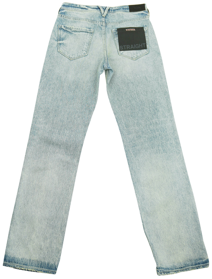 Vayder Straight Leg Jeans in Light Wash Denim - Discounts on Vayder at UAL
