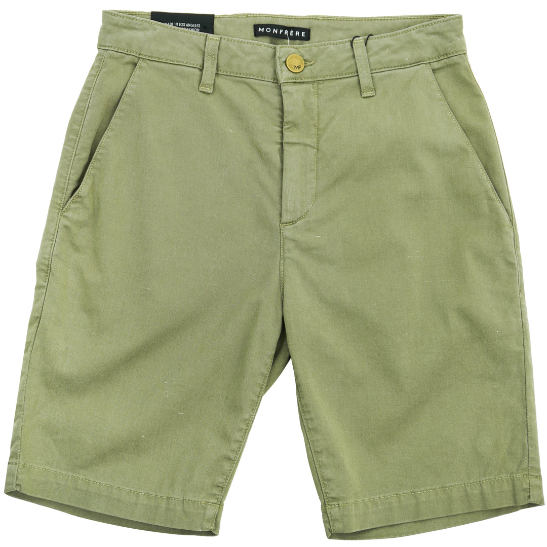 Monfrère Cruise Chino Short in Olivine - Discounts on Monfrere at UAL