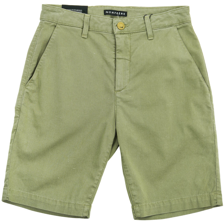 Monfrère Cruise Chino Short in Olivine - Discounts on Monfrere at UAL