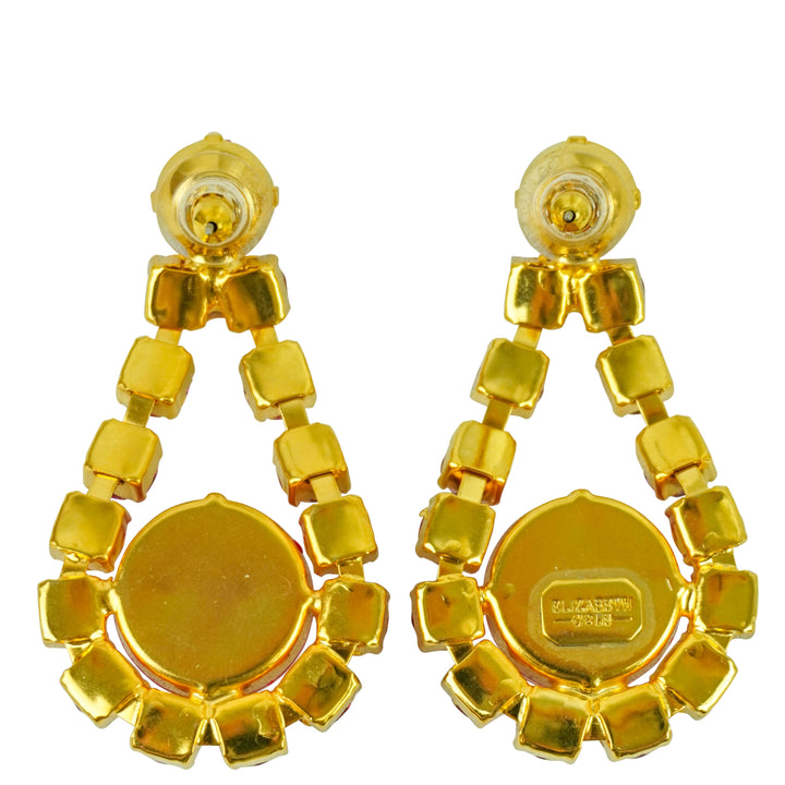 Elizabeth Cole Danica Earrings in Pink - Discounts on Elizabeth Cole at UAL