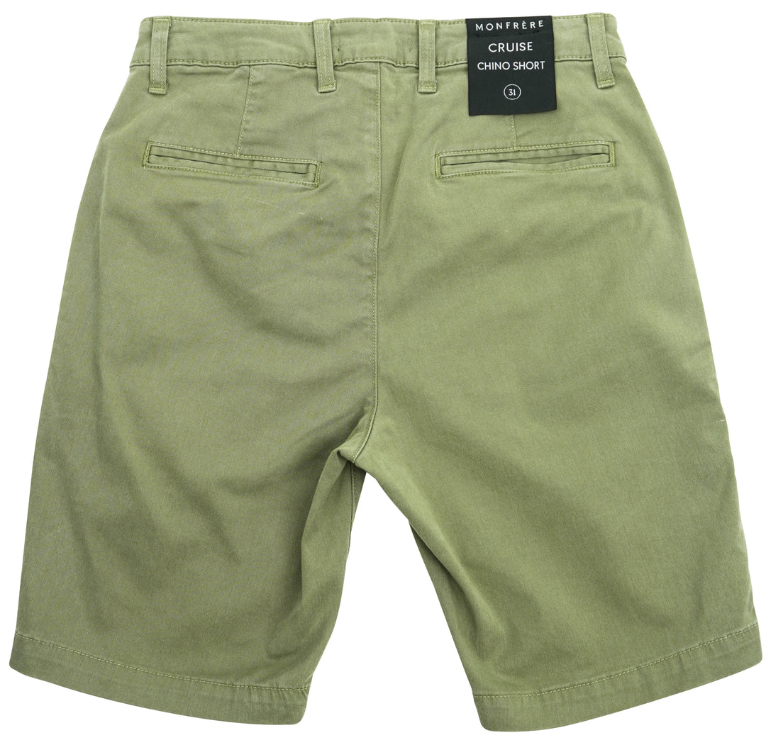 Monfrère Cruise Chino Short in Olivine - Discounts on Monfrere at UAL