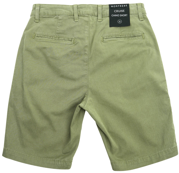 Monfrère Cruise Chino Short in Olivine - Discounts on Monfrere at UAL