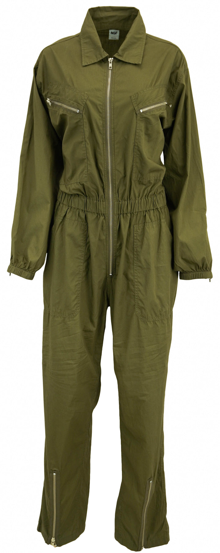 NSF Jumpsuit in Army Green - Discounts on NSF at UAL
