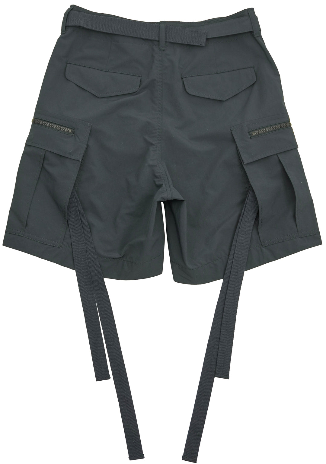 Sacai Matte Taffeta Shorts in Navy - Discounts on sacai at UAL