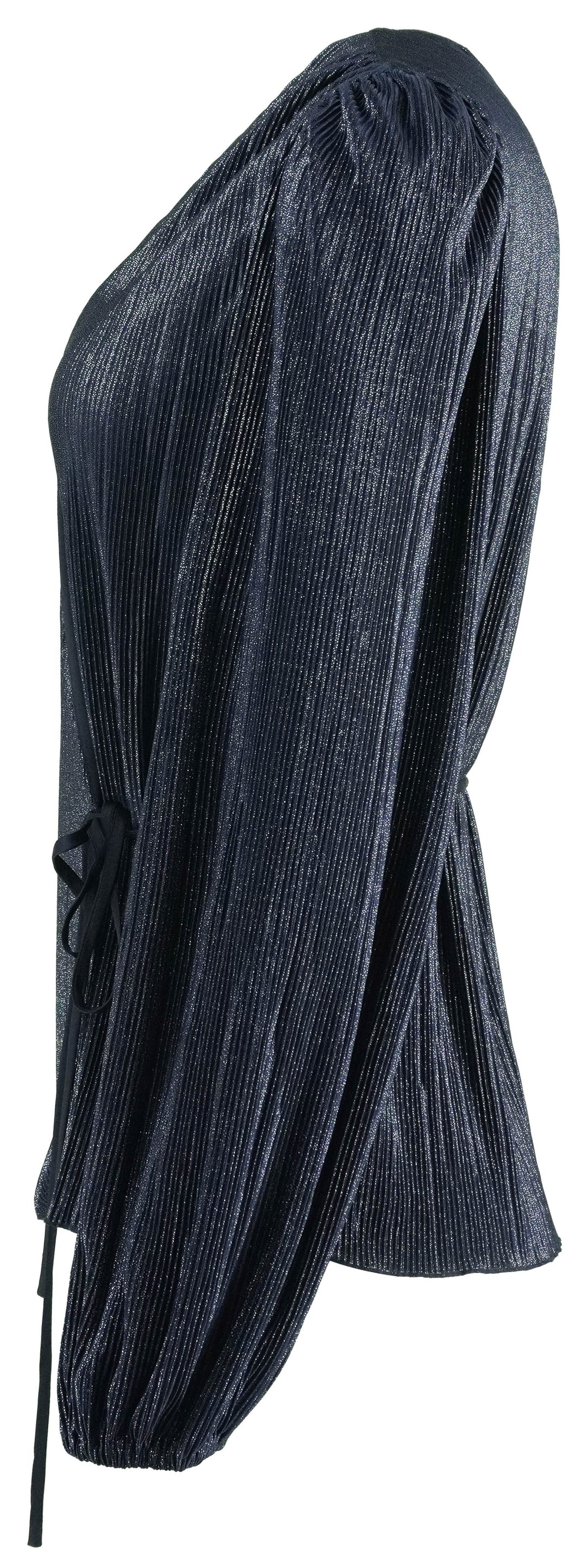 Jonathan Simkai Plisse Wrap Top in Midnight - Discounts on Jonathan Simkhai at UAL