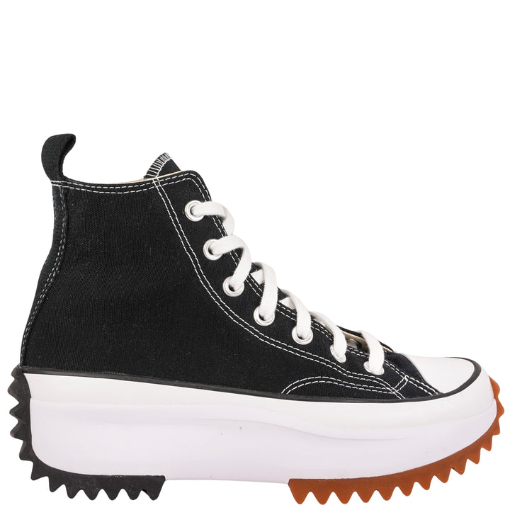 Converse Run Star Hike Platform Sneakers in Black and White