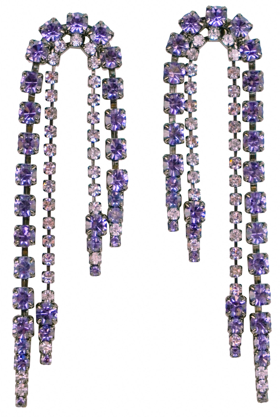 Elizabeth Cole Jayla Earrings in Purple - Discounts on Elizabeth Cole at UAL