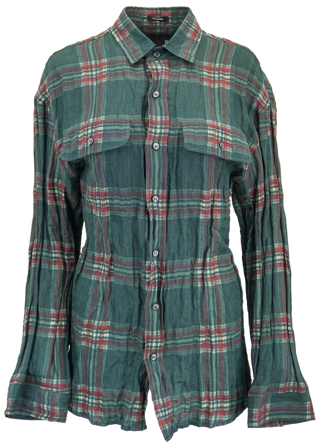 R13 Relaxed Workshirt in Marsh Green