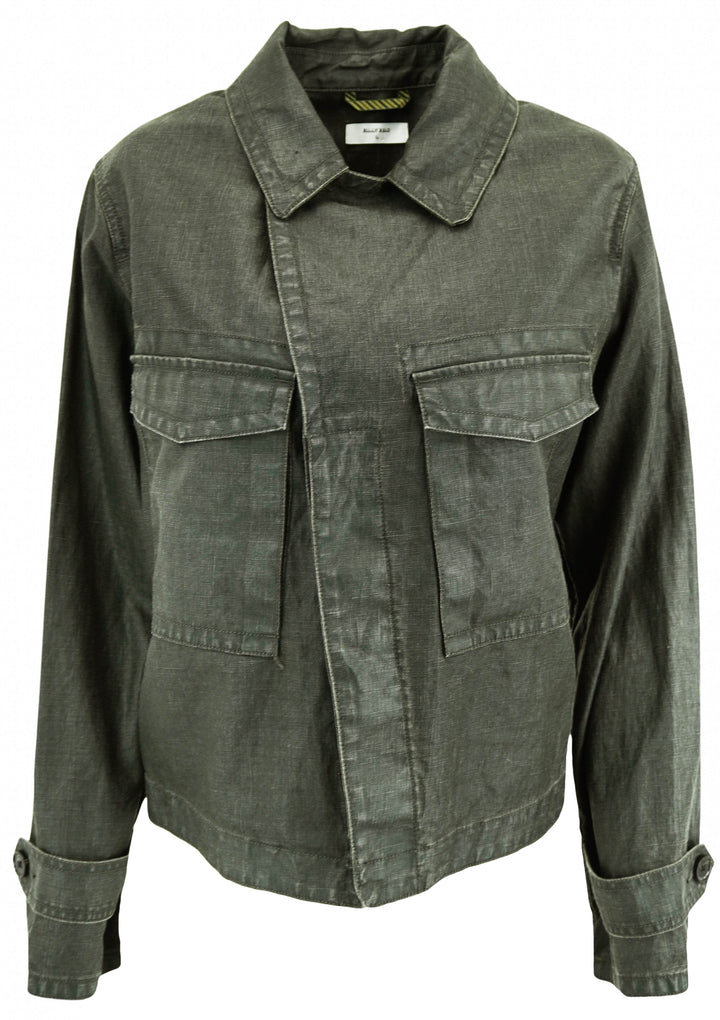Billy Reid Field Jacket in Forest Green - Discounts on Billy Reid at UAL