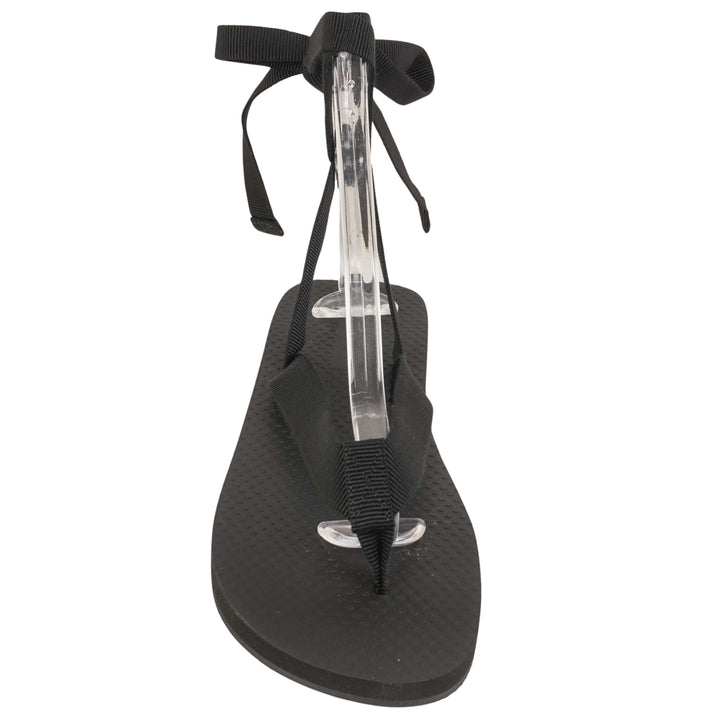 The Row Dune Knot Sandals in Black