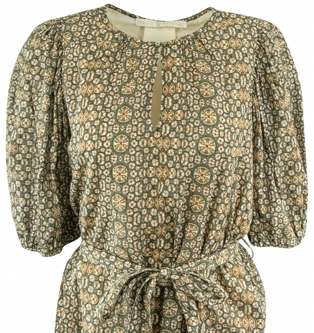 Marie Oliver Shyloh Dress in Olive - Discounts on Marie Oliver at UAL
