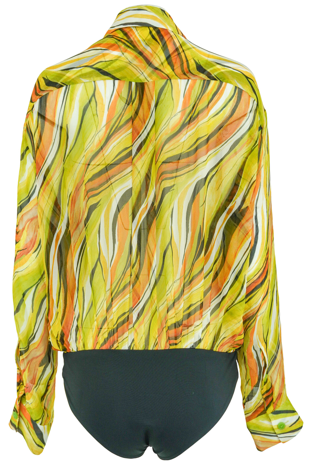 Christopher Esber Folia Bodysuit in Green Multi - Discounts on Christopher Esber at UAL
