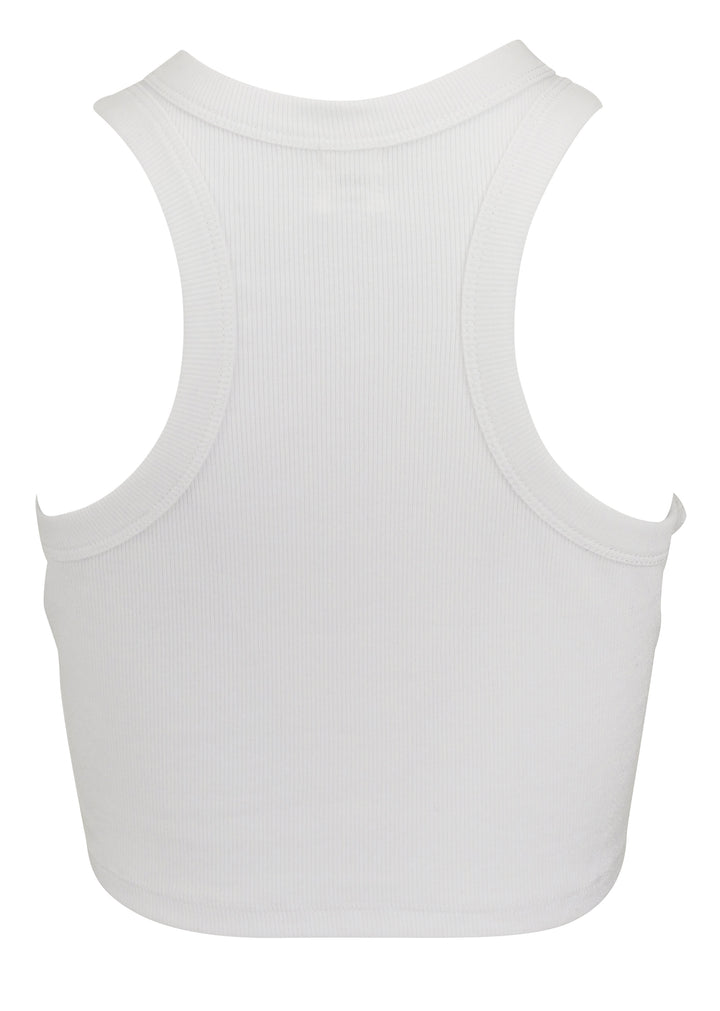 Leset Kelly Racerback Tank in White - Discounts on LESET at UAL