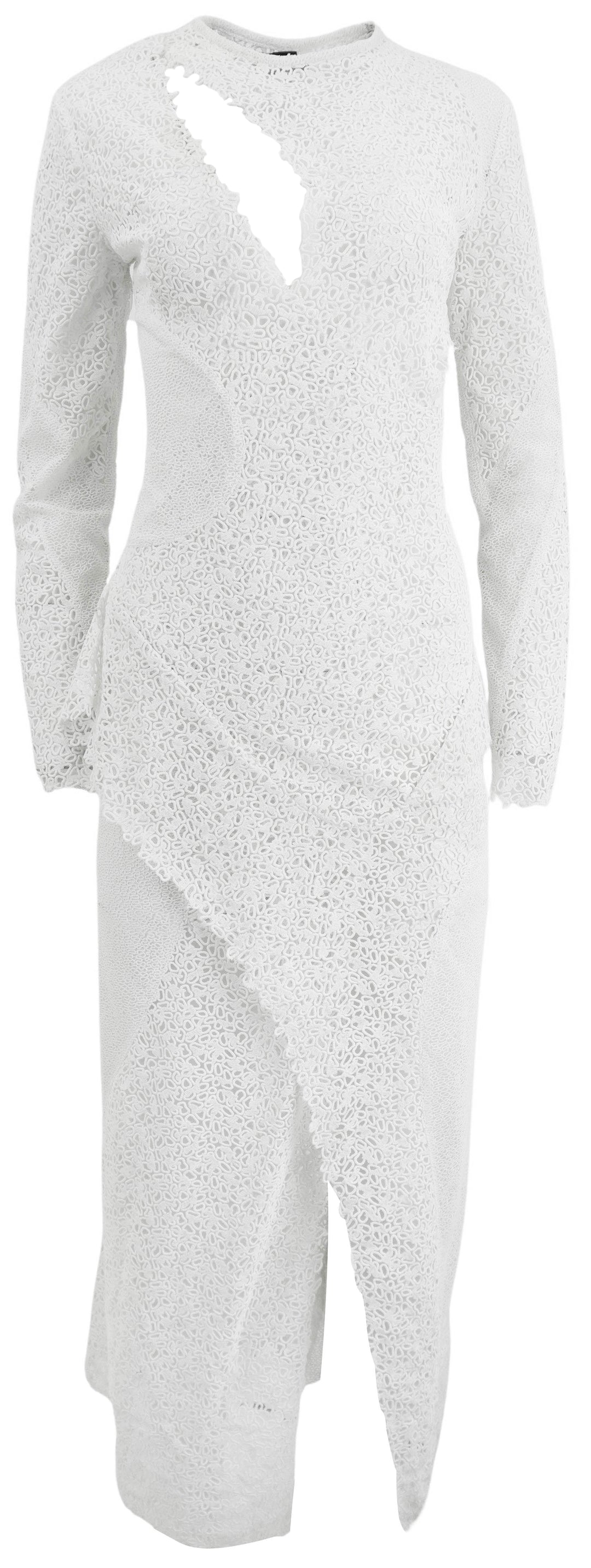 Proenza Schouler Embroidered Lace Dress in White - Discounts on Proenza Schouler at UAL