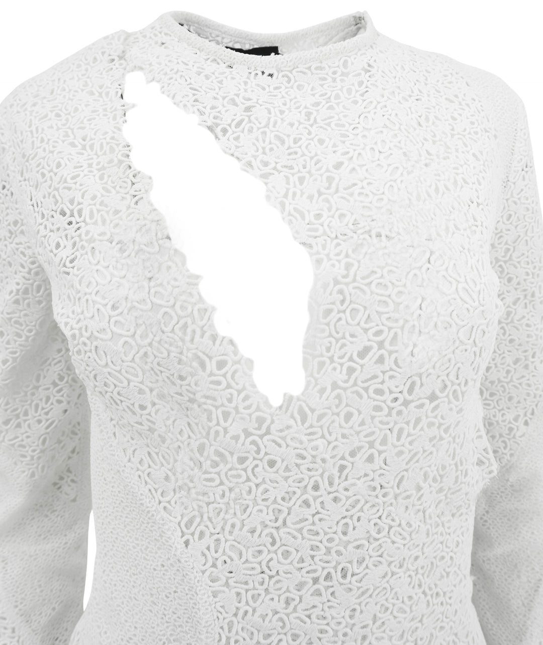 Proenza Schouler Embroidered Lace Dress in White - Discounts on Proenza Schouler at UAL
