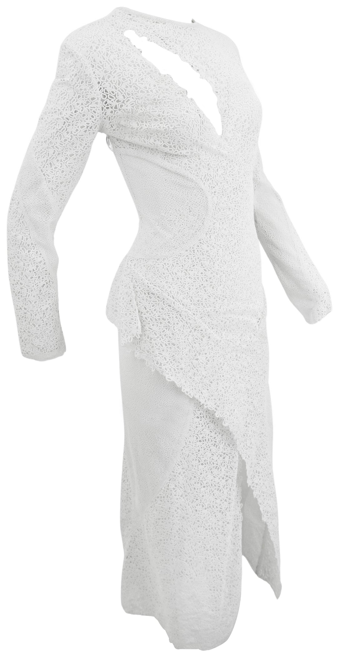 Proenza Schouler Embroidered Lace Dress in White - Discounts on Proenza Schouler at UAL