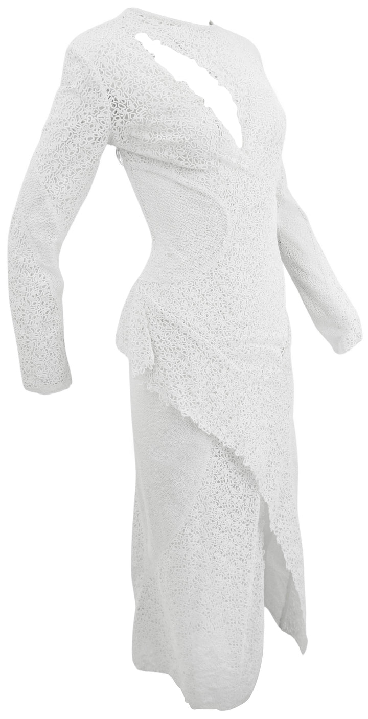 Proenza Schouler Embroidered Lace Dress in White - Discounts on Proenza Schouler at UAL