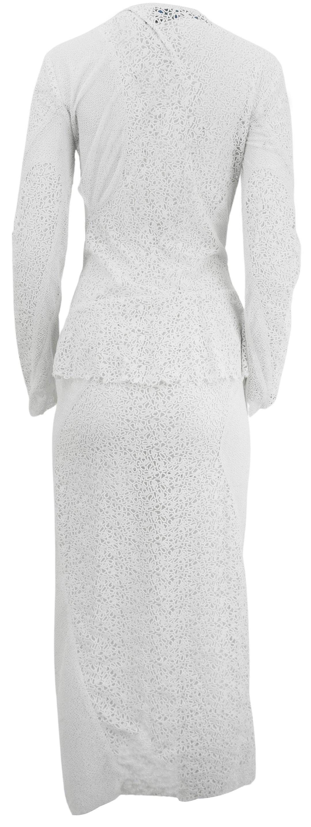 Proenza Schouler Embroidered Lace Dress in White - Discounts on Proenza Schouler at UAL