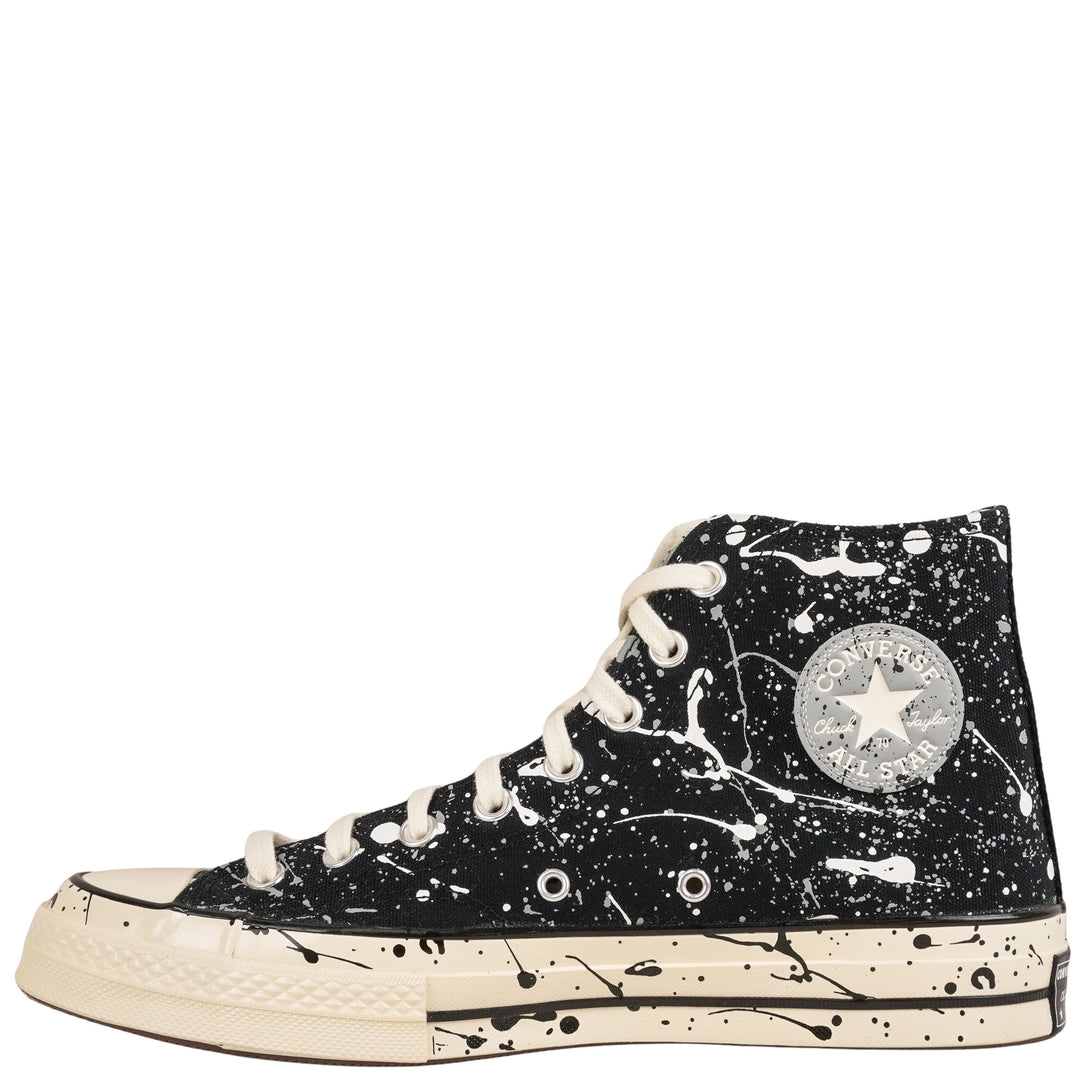 Converse Chuck 70 High Top Sneakers in Archive Paint Splatter Black
