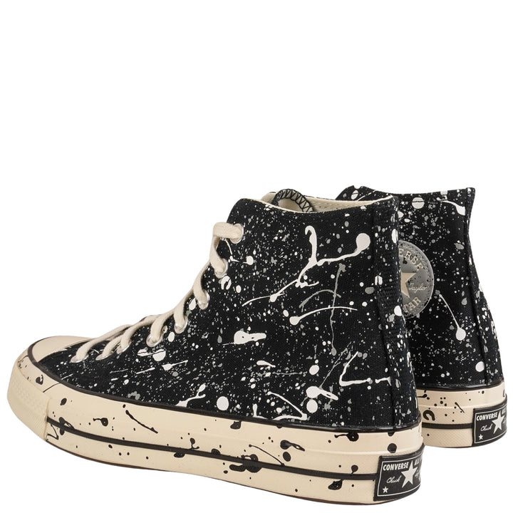 Converse Chuck 70 High Top Sneakers in Archive Paint Splatter Black