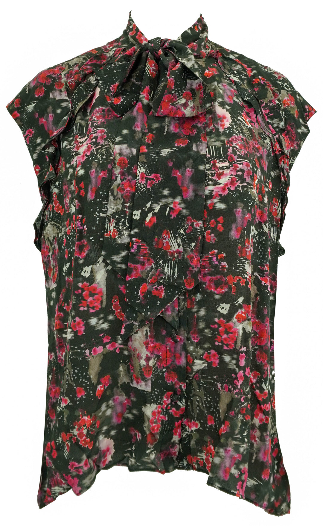 Iro Equal Top in Black/Red - Discounts on Iro at UAL