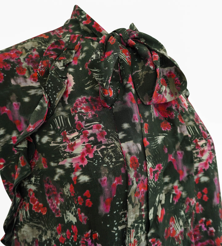 Iro Equal Top in Black/Red - Discounts on Iro at UAL