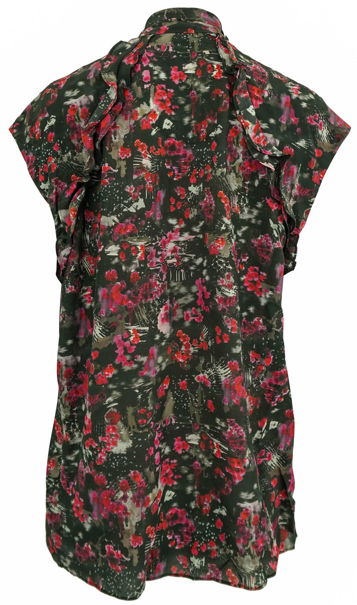 Iro Equal Top in Black/Red - Discounts on Iro at UAL