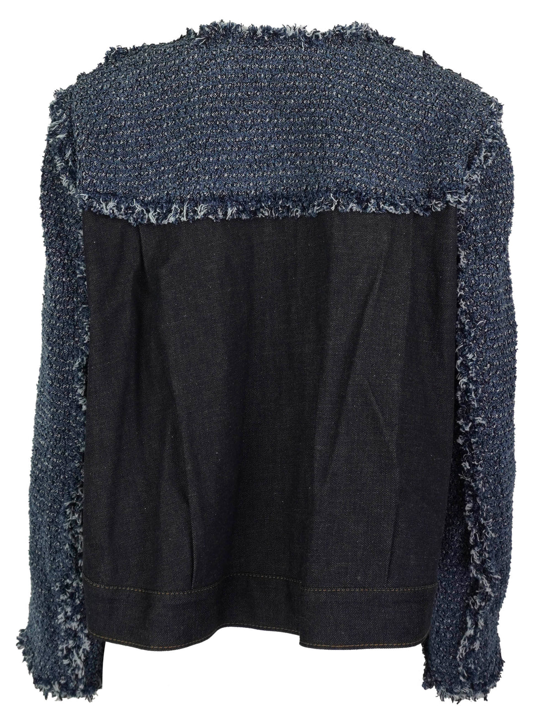 Sacai Cotton Denim Punching Jacket in Indigo