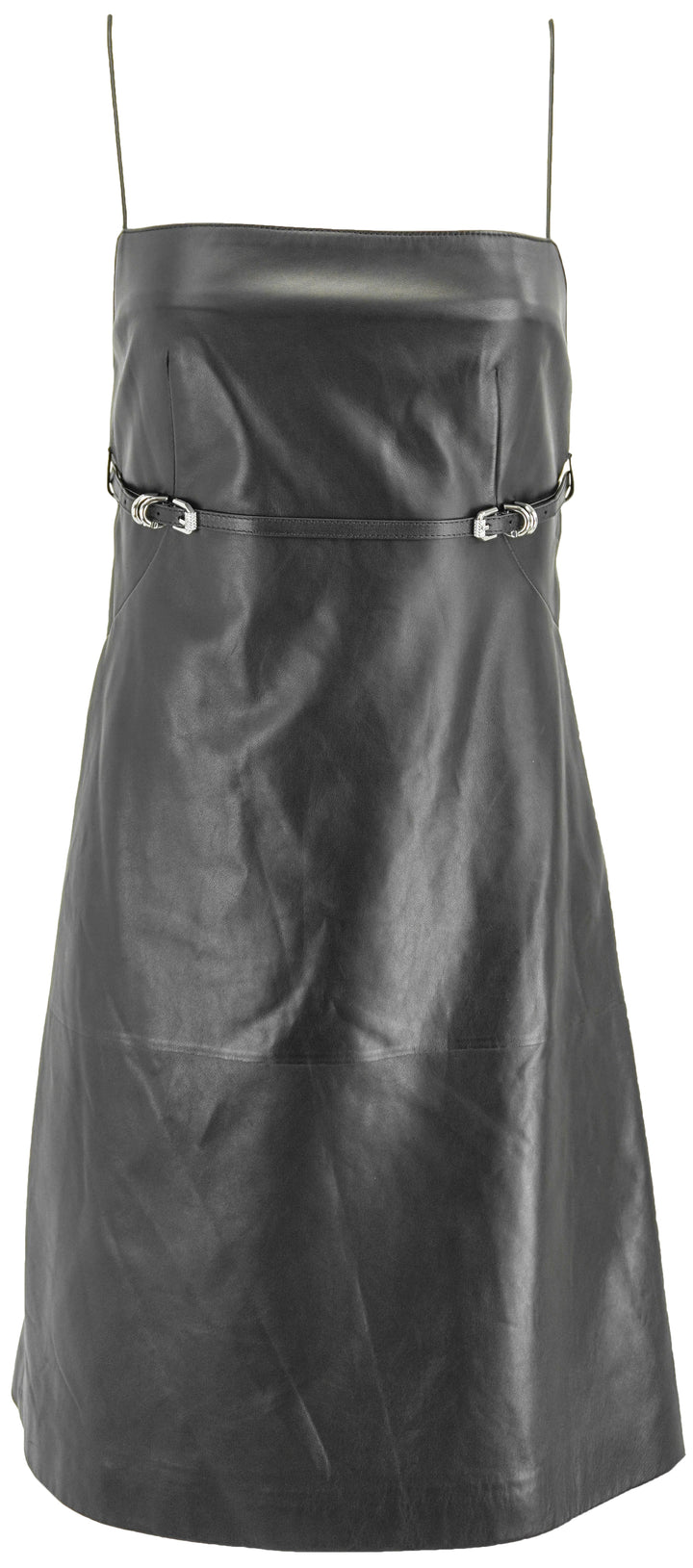 Givenchy Leather Mini Dress in Black