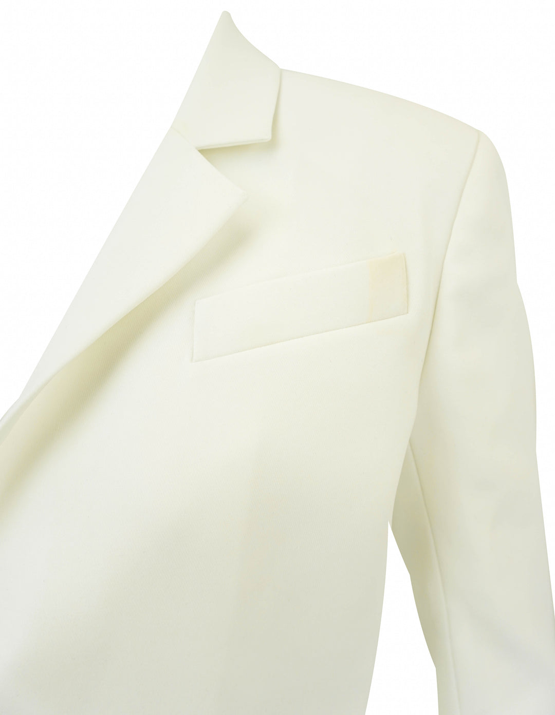 Ilá Bridal Luna Crop Blazer in White - Discounts on Ilá at UAL