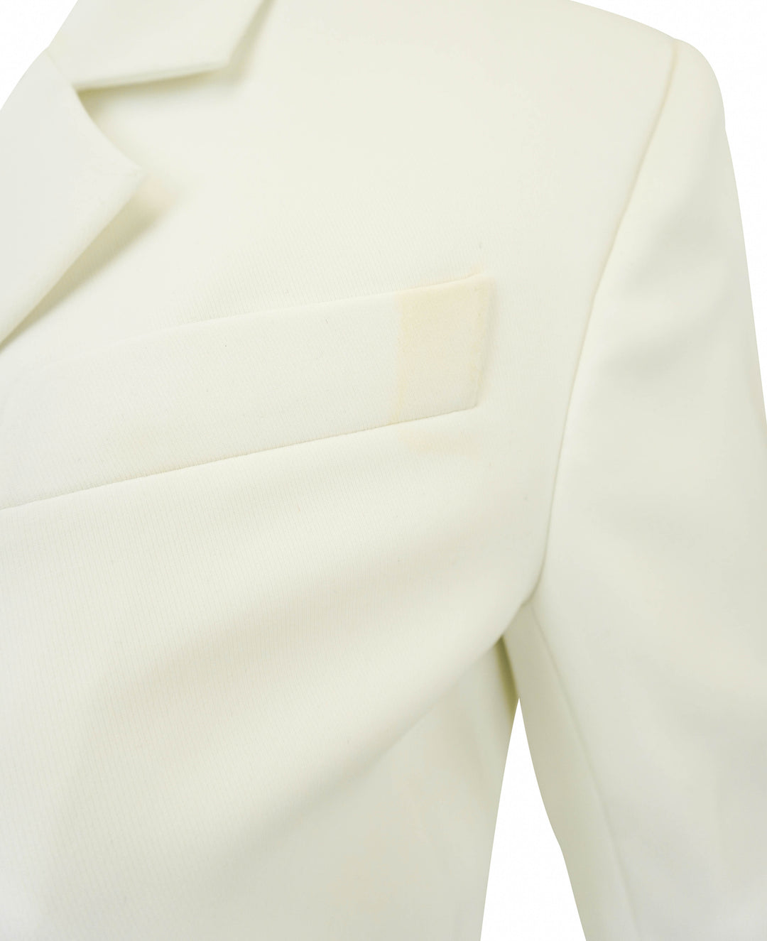 Ilá Bridal Luna Crop Blazer in White - Discounts on Ilá at UAL