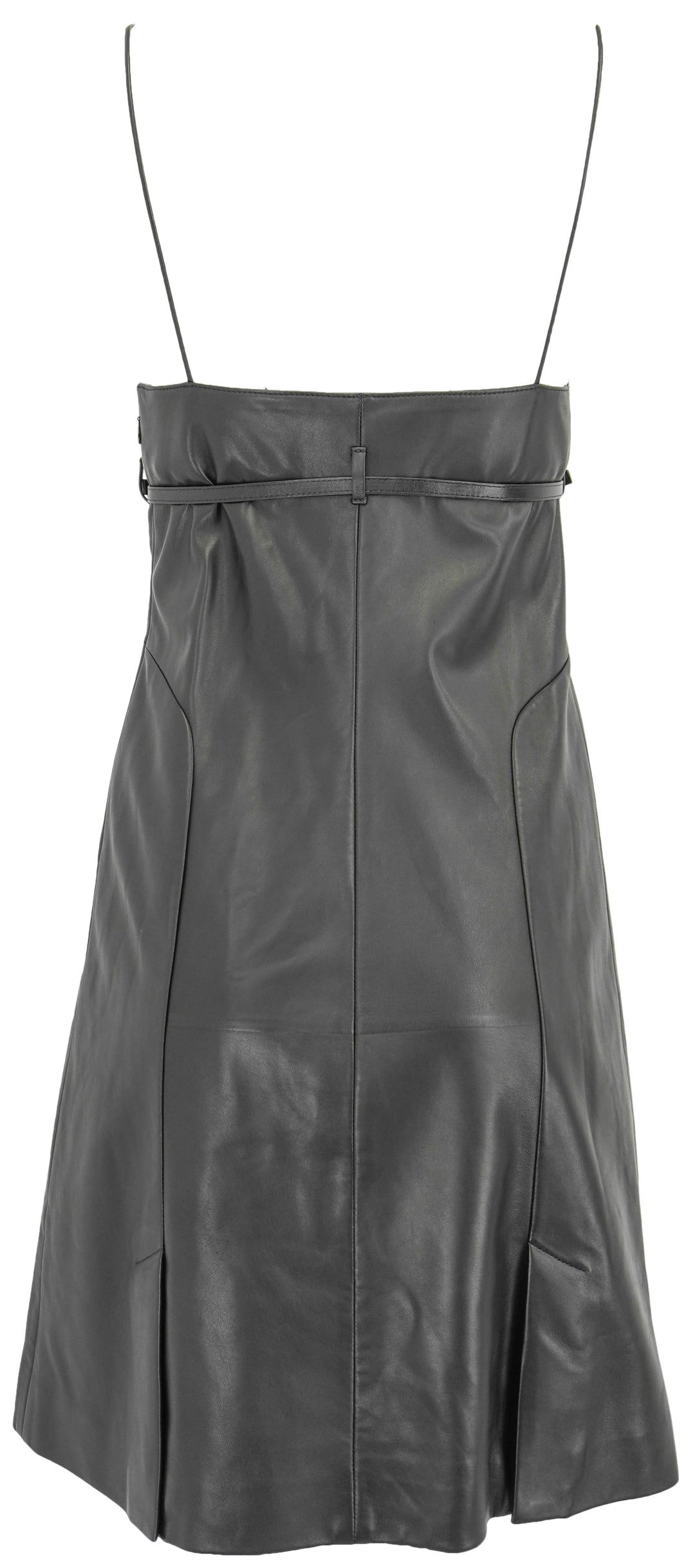 Givenchy Leather Mini Dress in Black
