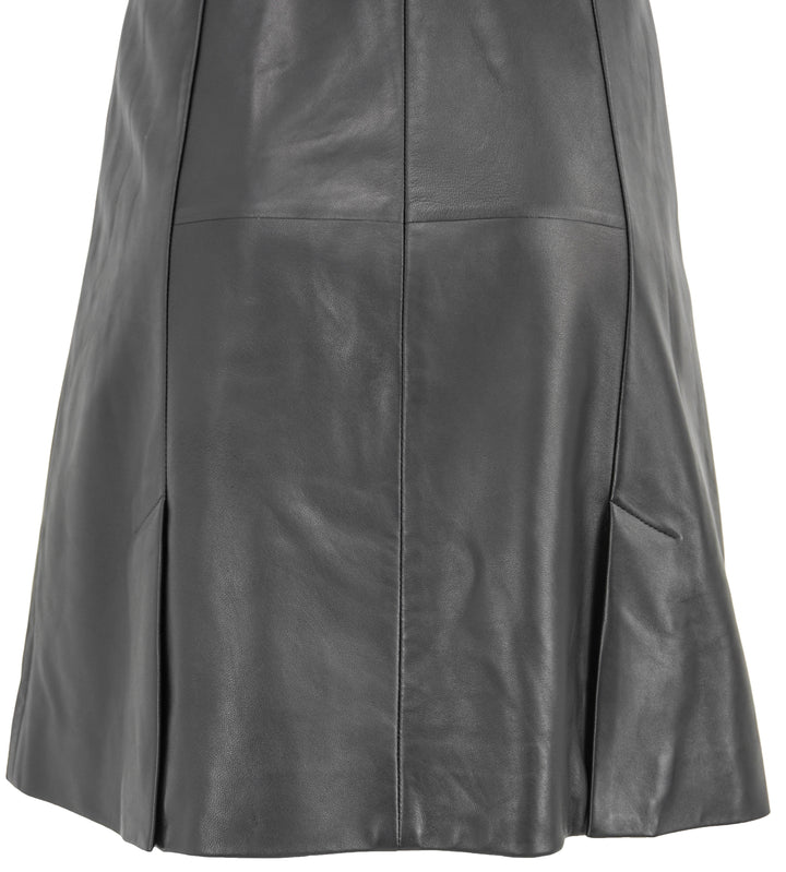 Givenchy Leather Mini Dress in Black