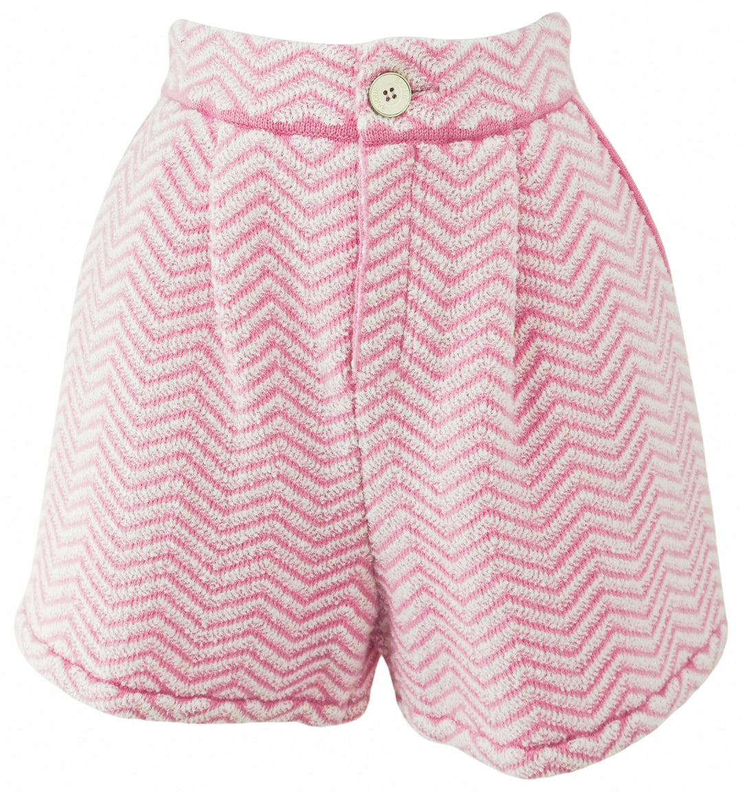 Barrie Cashmere Blend Bouclé Shorts in Mhairi/White - Discounts on Barrie at UAL