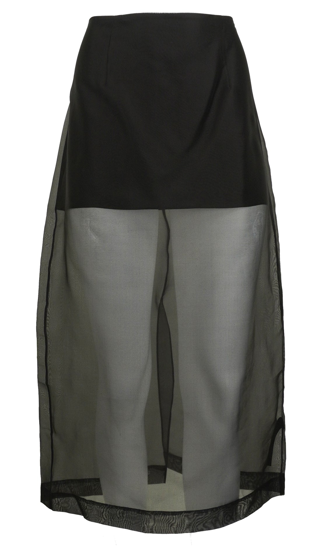 Frame The Silk Organza Skirt in Black - Discounts on Frame at UAL